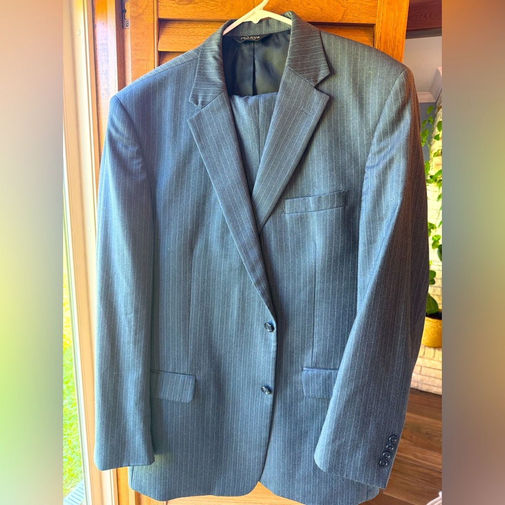 Jos A Bank pinstripe suit